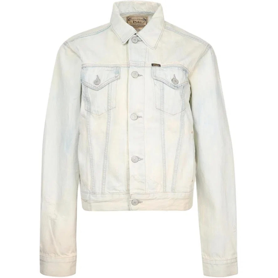 Джинсовая куртка SS25 Loose Fit женская Polo Ralph Lauren, Washed Light Blue