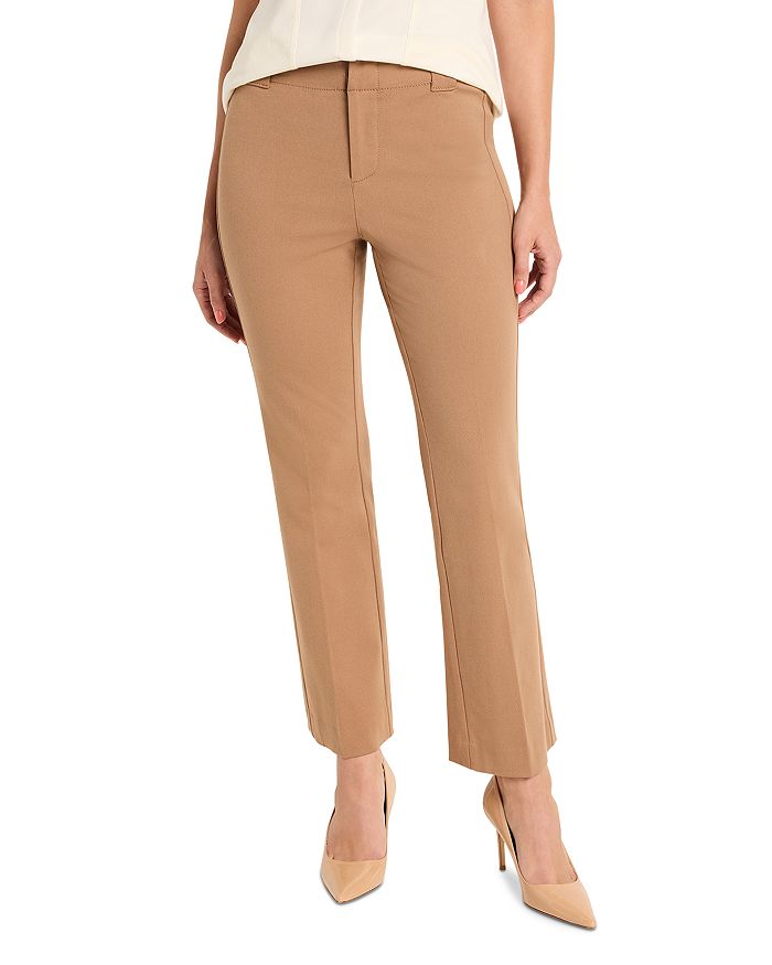 

Брюки-полуботинки Plaza из хлопка Bi Stretch NIC+ZOE, коричневый