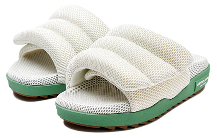 ARTICLE NO. Слайдеры унисекс бело-зеленые, цвет White & Green — фото 2