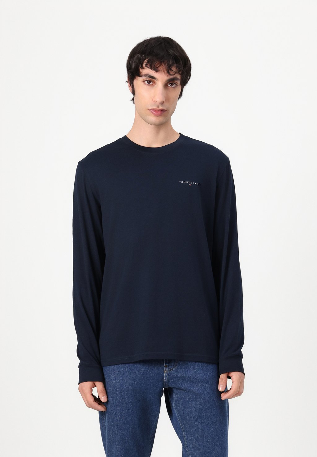 

Лонгслив TJM SLIM CHEST LINEAR TEE Tommy Jeans, темно-синий