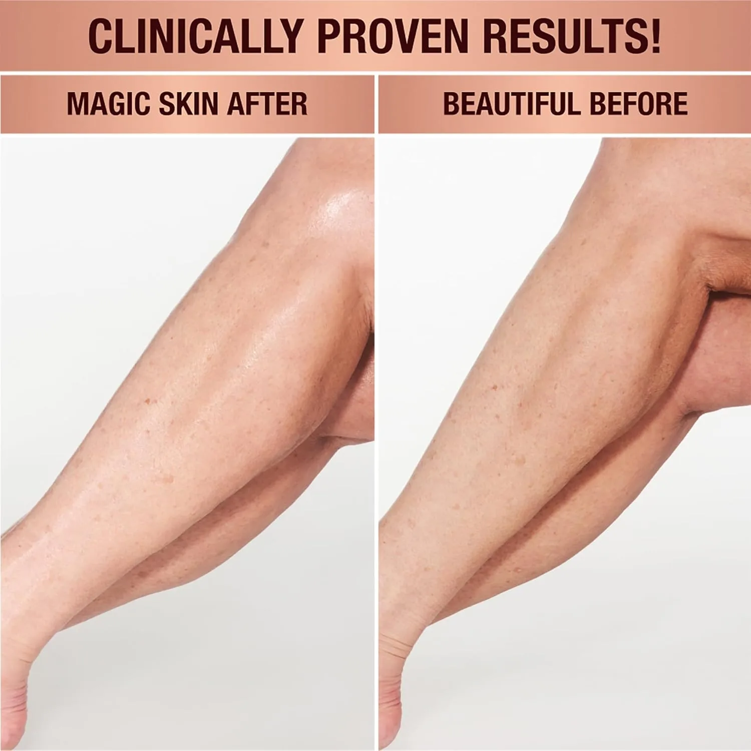 Крем для тела Charlotte Tilbury Magic Body Cream - подтягивающий крем для тела, обогащенный кофеином, гиалуроновой кислотой и маслом ши - питает, разглаживает и увлажняет кожу. 198 мл (1 шт.) — фото 3
