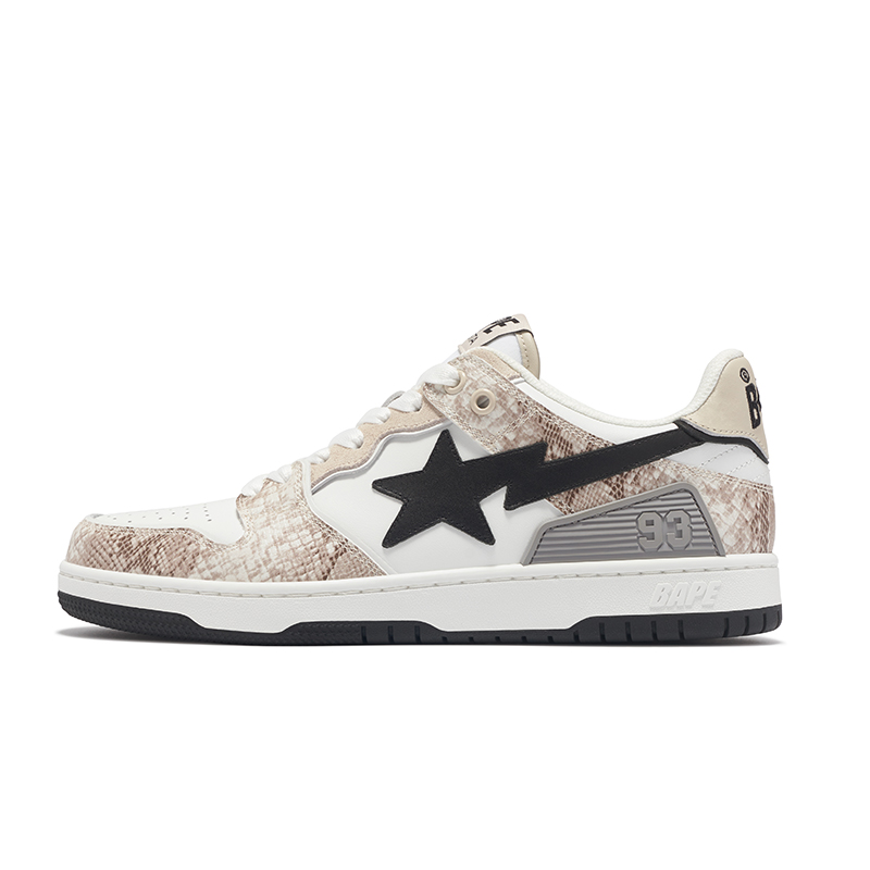 Кроссовки для скейтбординга SK8 STA Low Top Men's A BATHING APE, коричневый BGZ — фото 3
