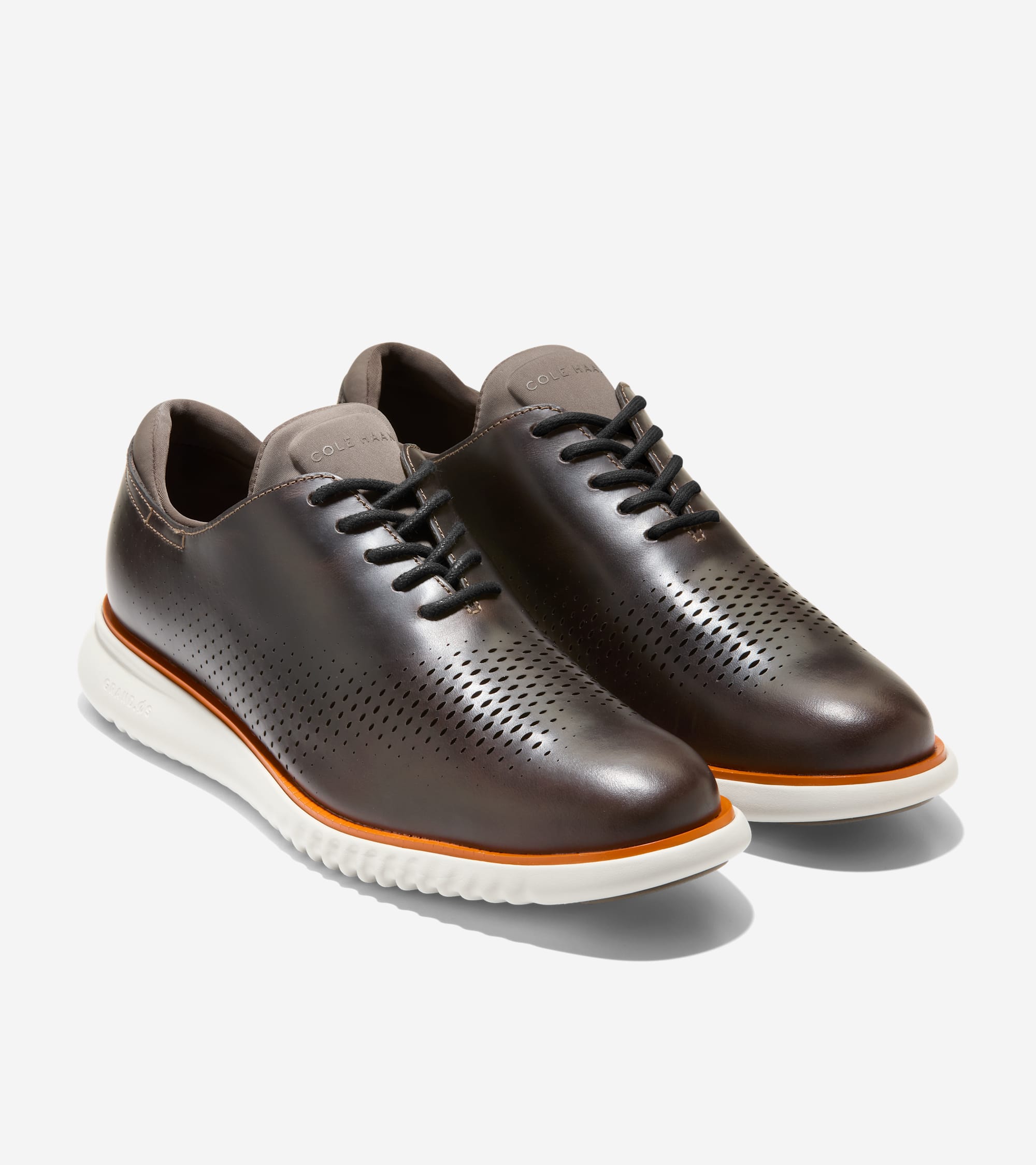 

Cole Haan Мужские 2.ZEROGRAND Оксфорды Wingtip, Morel-Marmalade
