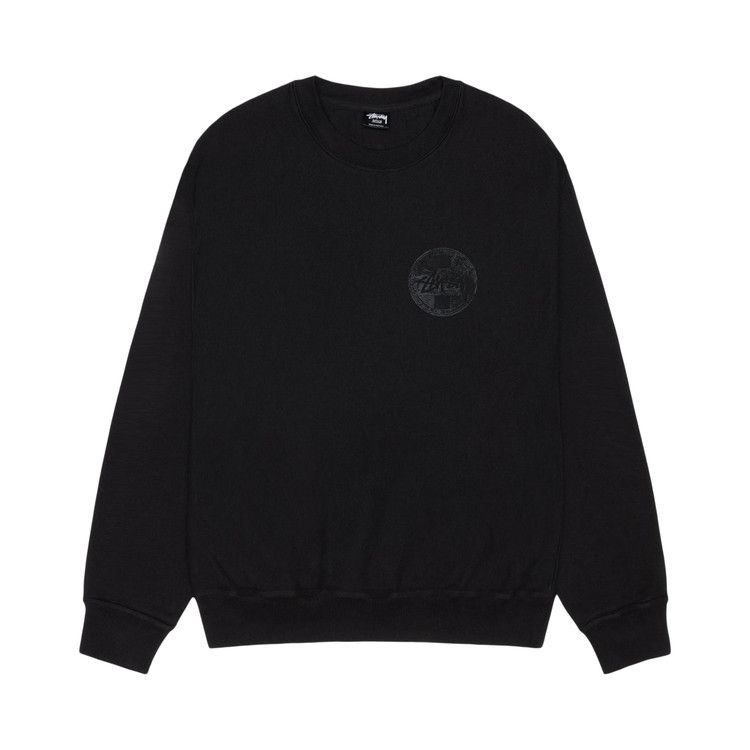 

Свитер Stussy Dot Stamp Crew Pigment Dyed, Black