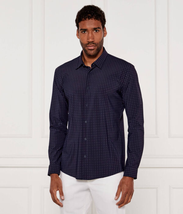 

Рубашка p-roan-kent-c1-233 Slim fit Boss, синий