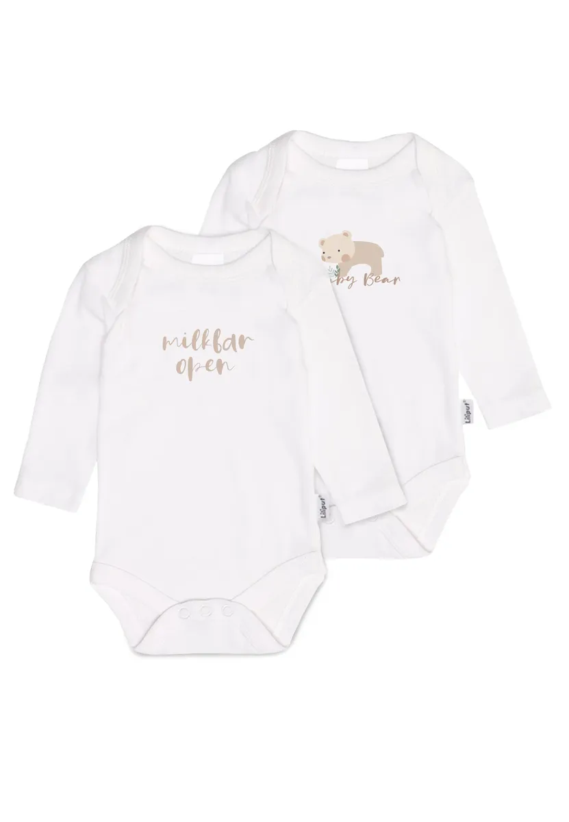 

Liliput Body "Milkbar open & Baby Bear", с кнопками, белый