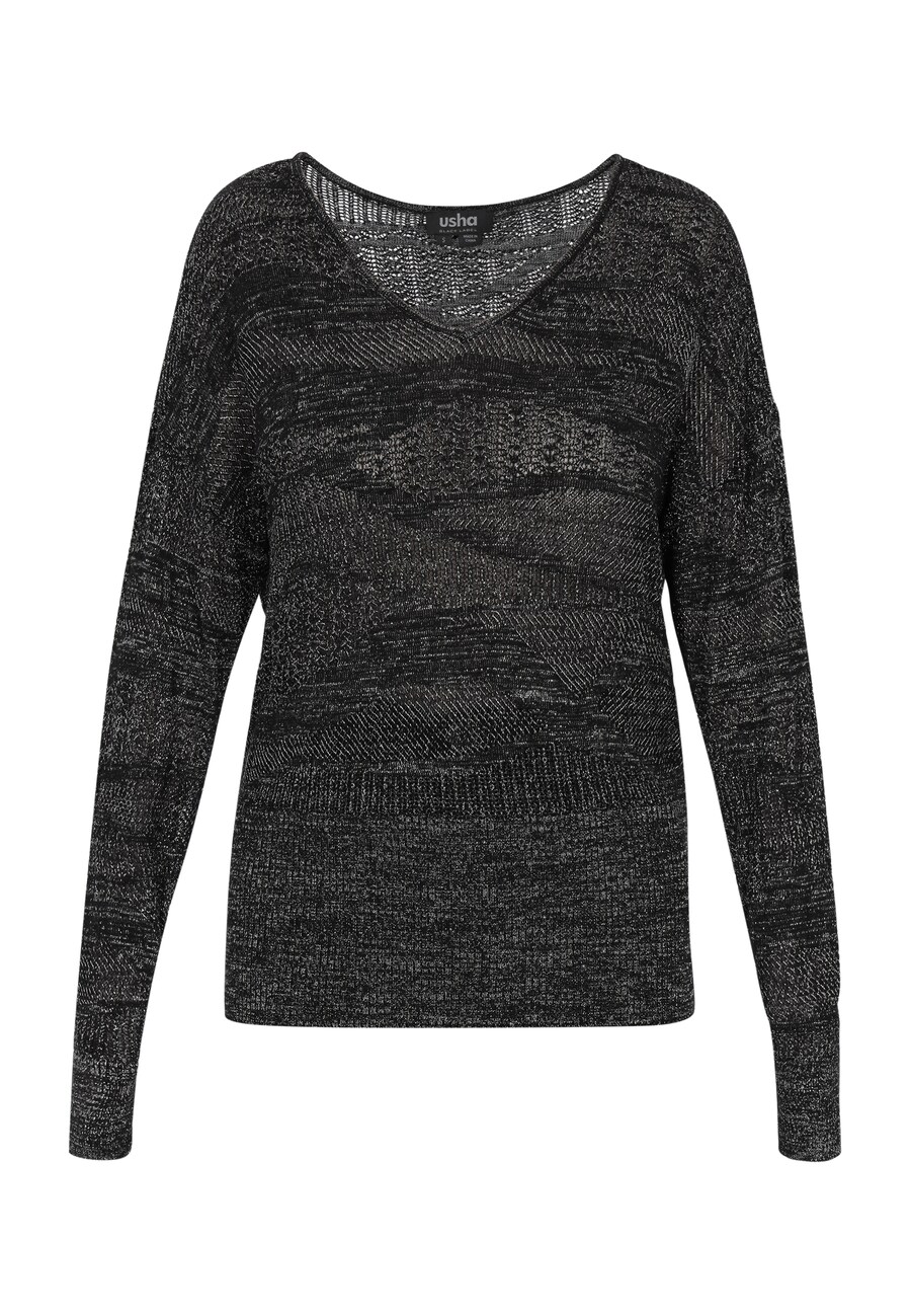 

Свитер usha BLACK LABEL Fashion Look, черный