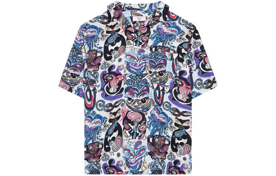 

Футболка с микс-принтом Martine Rose, серый