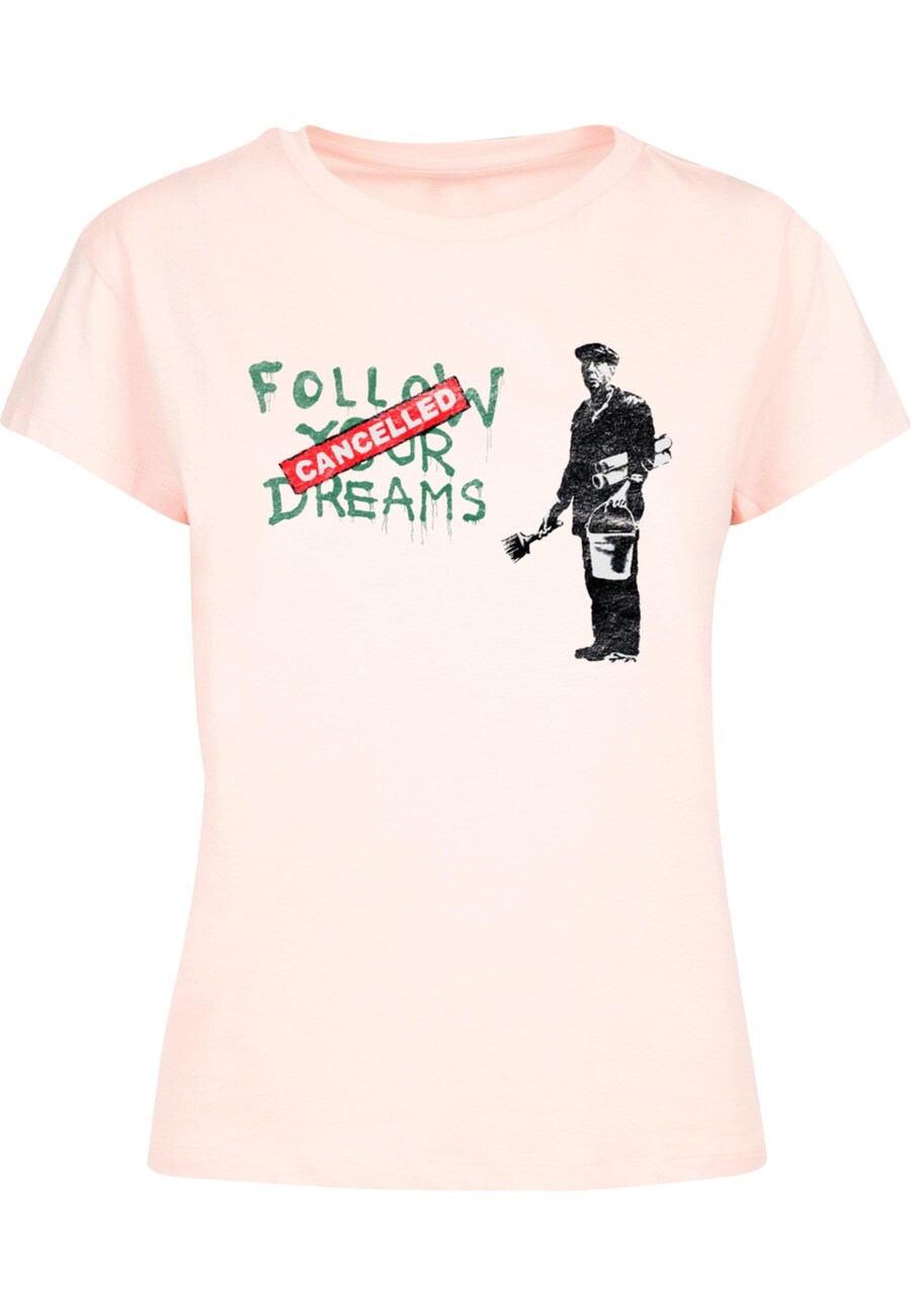 

Рубашка Merchcode Brandalised - Follow Your Dreams, розовый