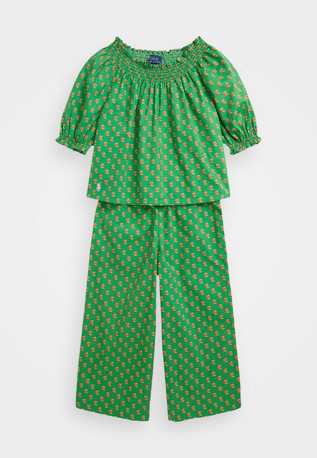 Леггинсы PANT SET Polo Ralph Lauren, цвет preppy woodblock