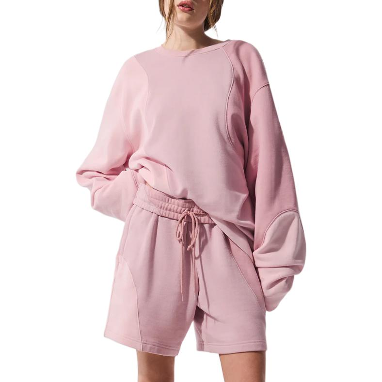 

Свитшот унисекс цвета айвори Alo Yoga, розовый