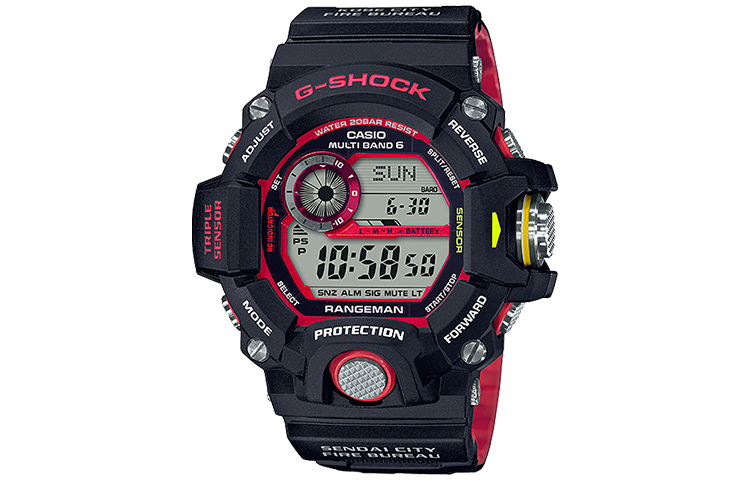 

Мужские часы MASTER OF G-LAND серии GW-9400NFST-1A серый CASIO