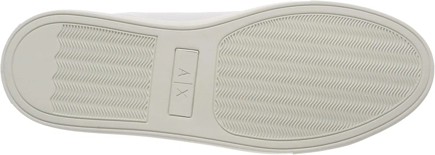 Мужские кроссовки на шнуровке Armani Exchange, White 00001 — фото 4