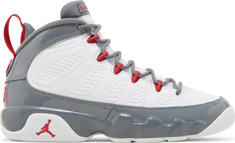 

Кроссовки Air Jordan 9 Retro GS Fire Red, серый