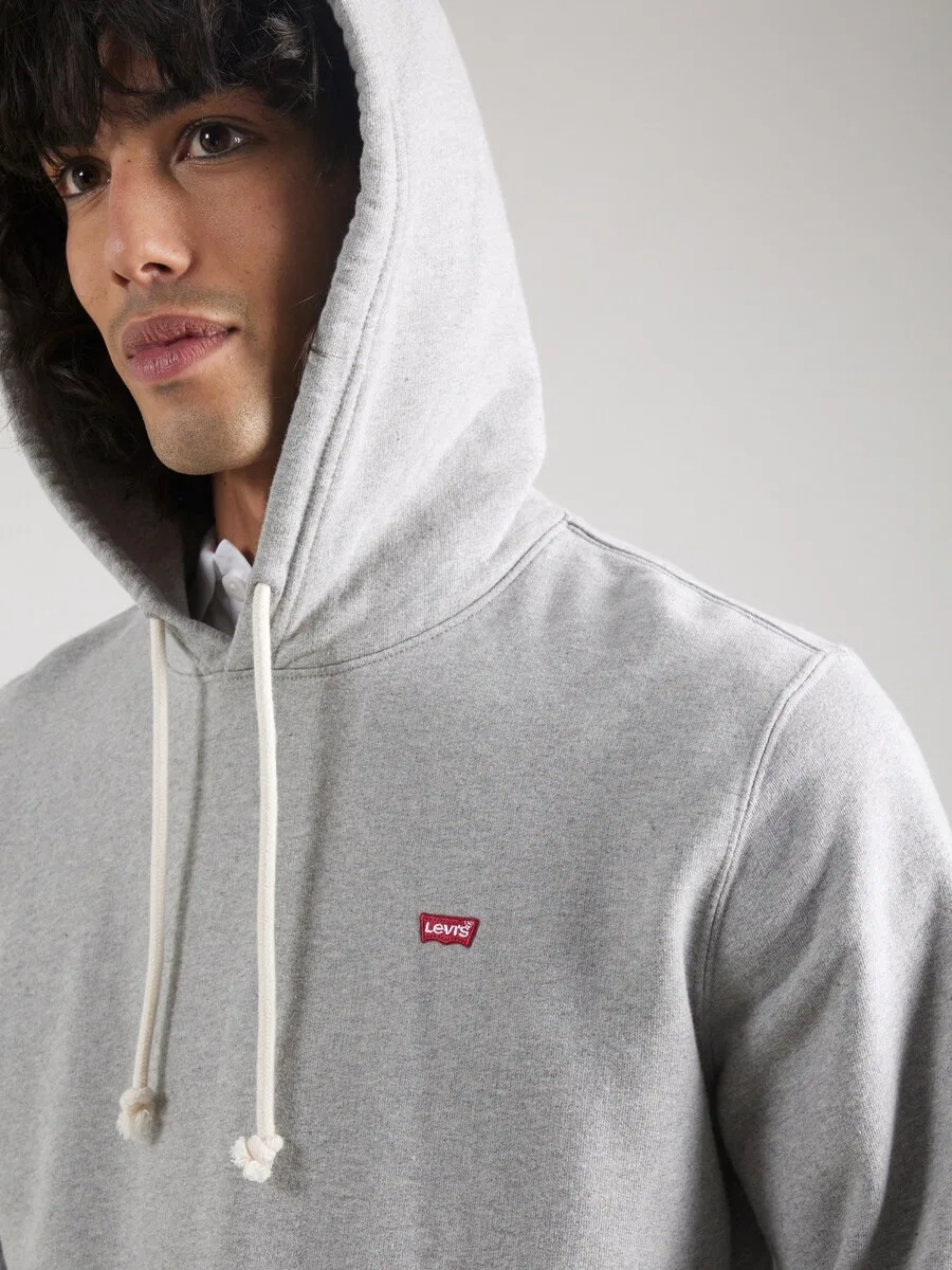 Толстовка LEVI'S Regular fit 'Original Housemark Hoodie' в серо-пятнистом цвете — фото 2