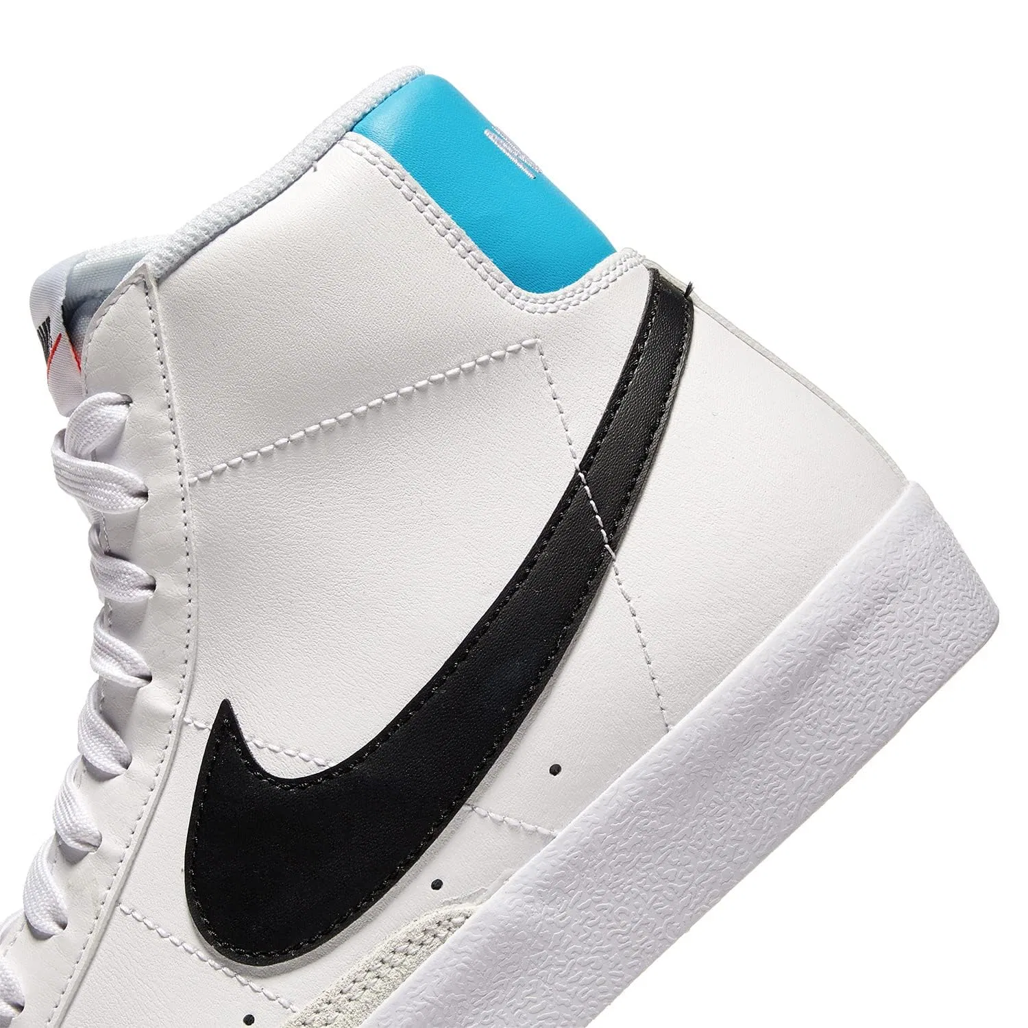 Детские кроссовки для мальчиков высокие NIKE Blazer Mid '77, White — фото 3