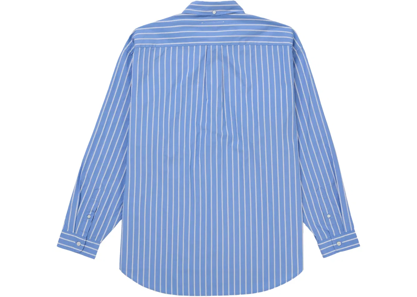 Мужская рубашка с полосками Supreme MM6 Maison Margiela Stripe Shirt, Blue — фото 2