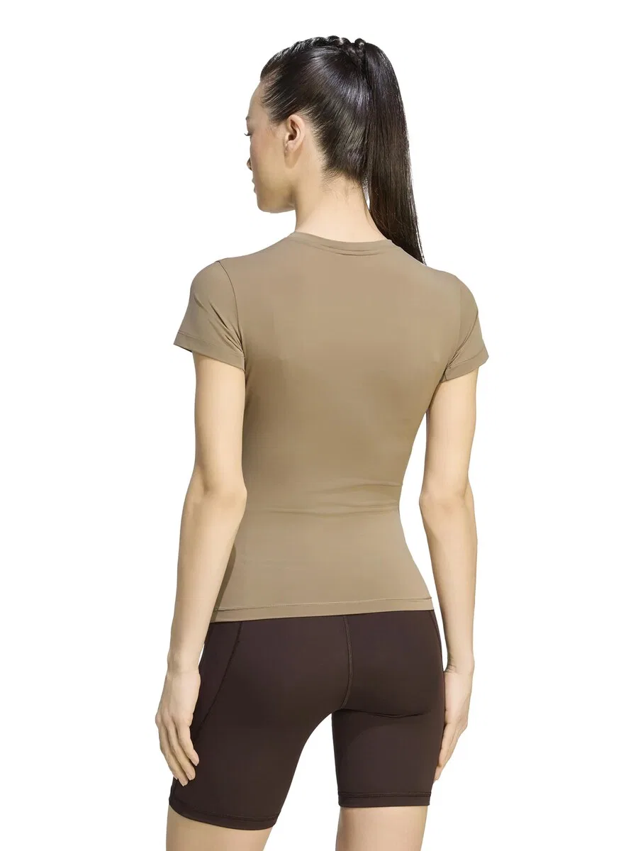 Спортивная футболка ADIDAS PERFORMANCE Performance Shirt 'PWR ESS' цвета хаки — фото 3