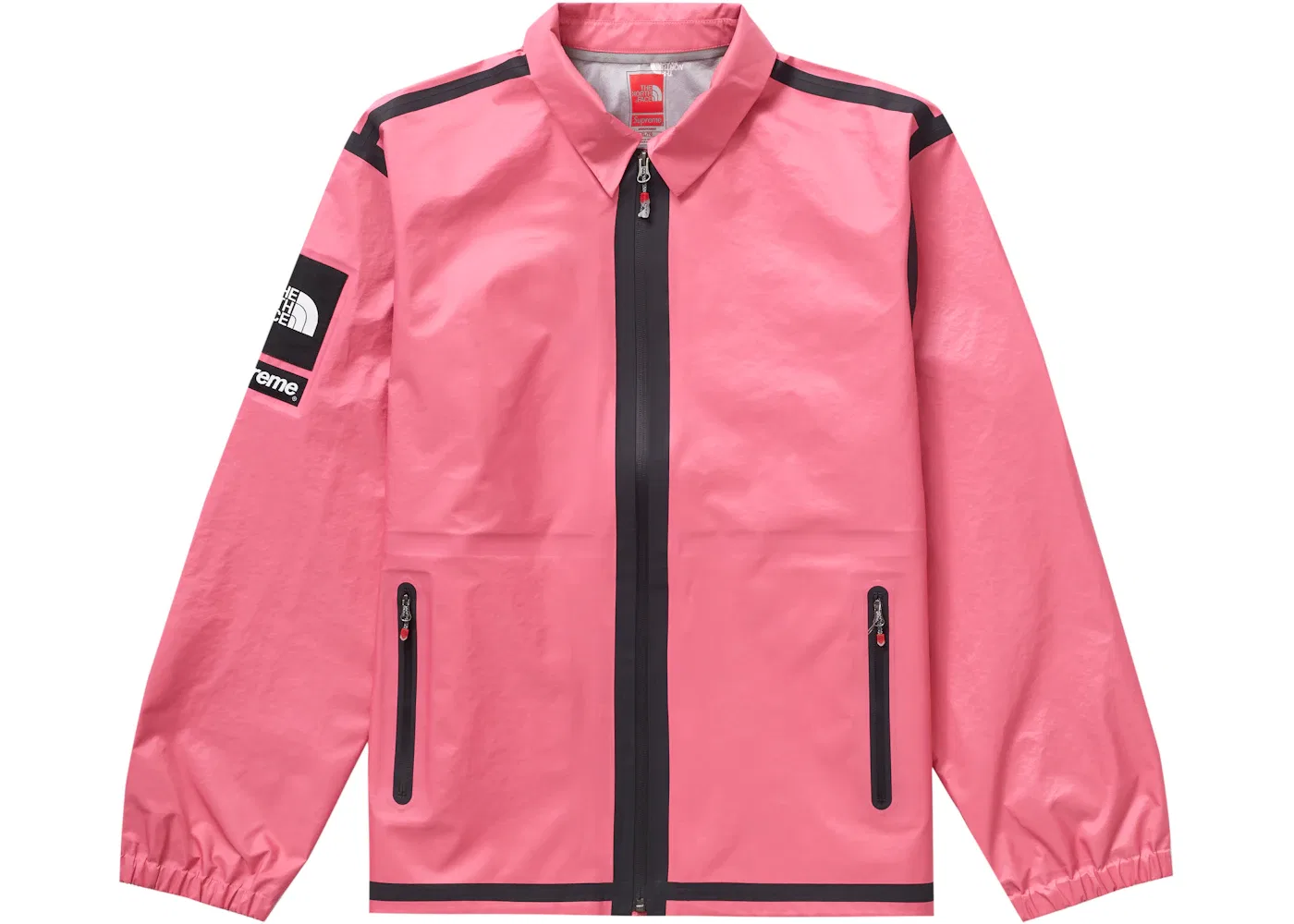 Мужская куртка с водонепроницаемой отделкой Supreme The North Face Summit Series Outer Tape Seam Coaches Jacket, Pink