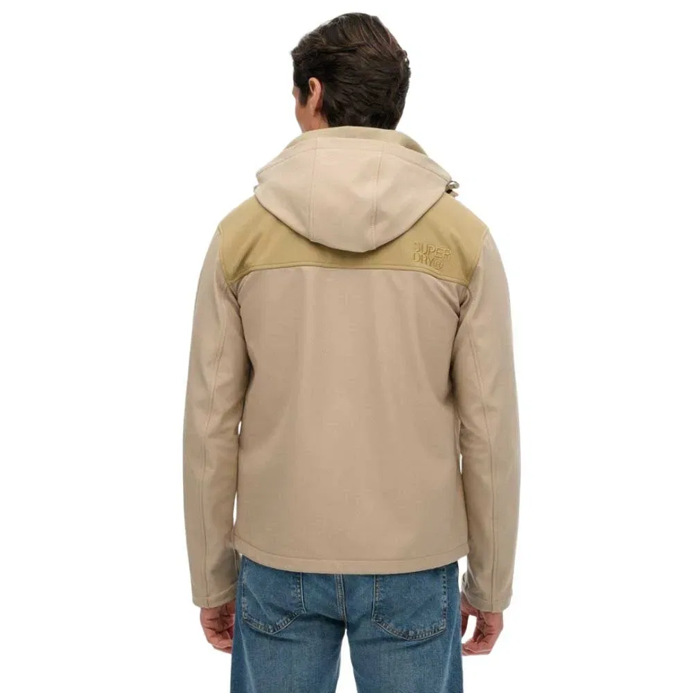 Куртка софтшелл M5012254A Superdry, бежевый — фото 2