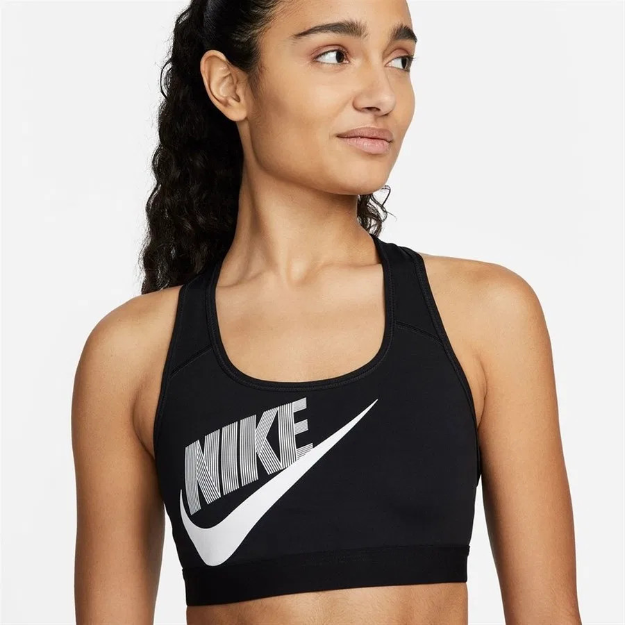 Спортивный бюстгальтер Nike Df Nonpded Bra Dnc, Черный — фото 3