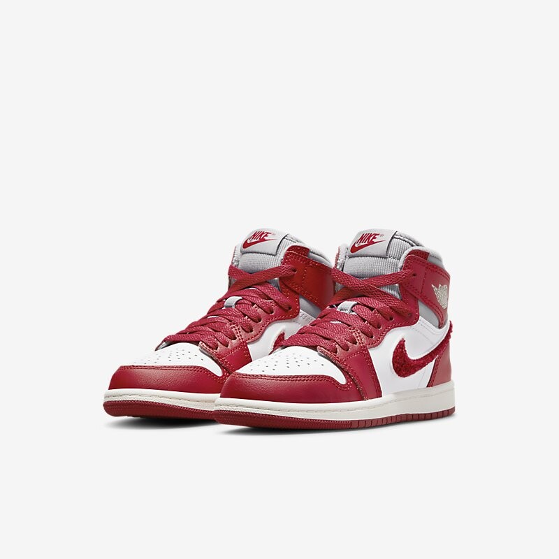 Кроссовки Air Jordan 1 Retro High OG PS Newstalgia Chenille, красный — фото 2