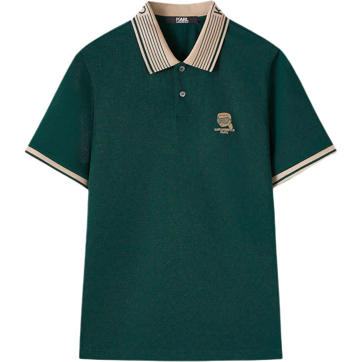 

KARL LAGERFELD / Karl Lagerfeld Jeans Футболка-поло Karl Lagerfeld SS25 мужская зеленая, Зеленый, KARL LAGERFELD / Karl Lagerfeld Jeans Футболка-поло Karl Lagerfeld SS25 мужская зеленая