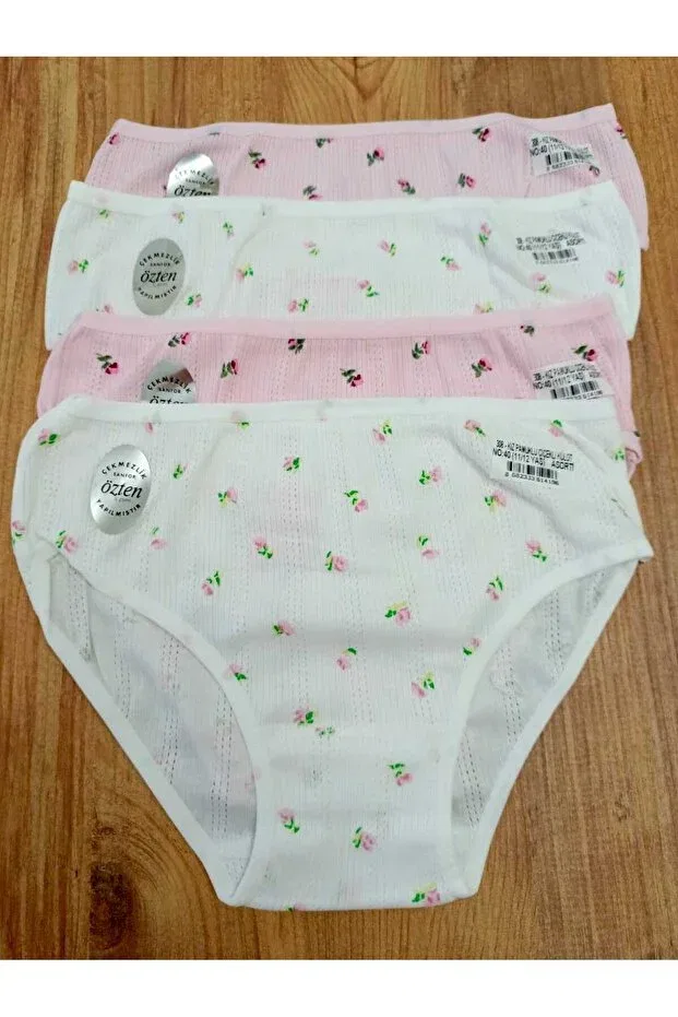 Детские трусы для девочек хлопковые 4 шт Özten, Multicolor