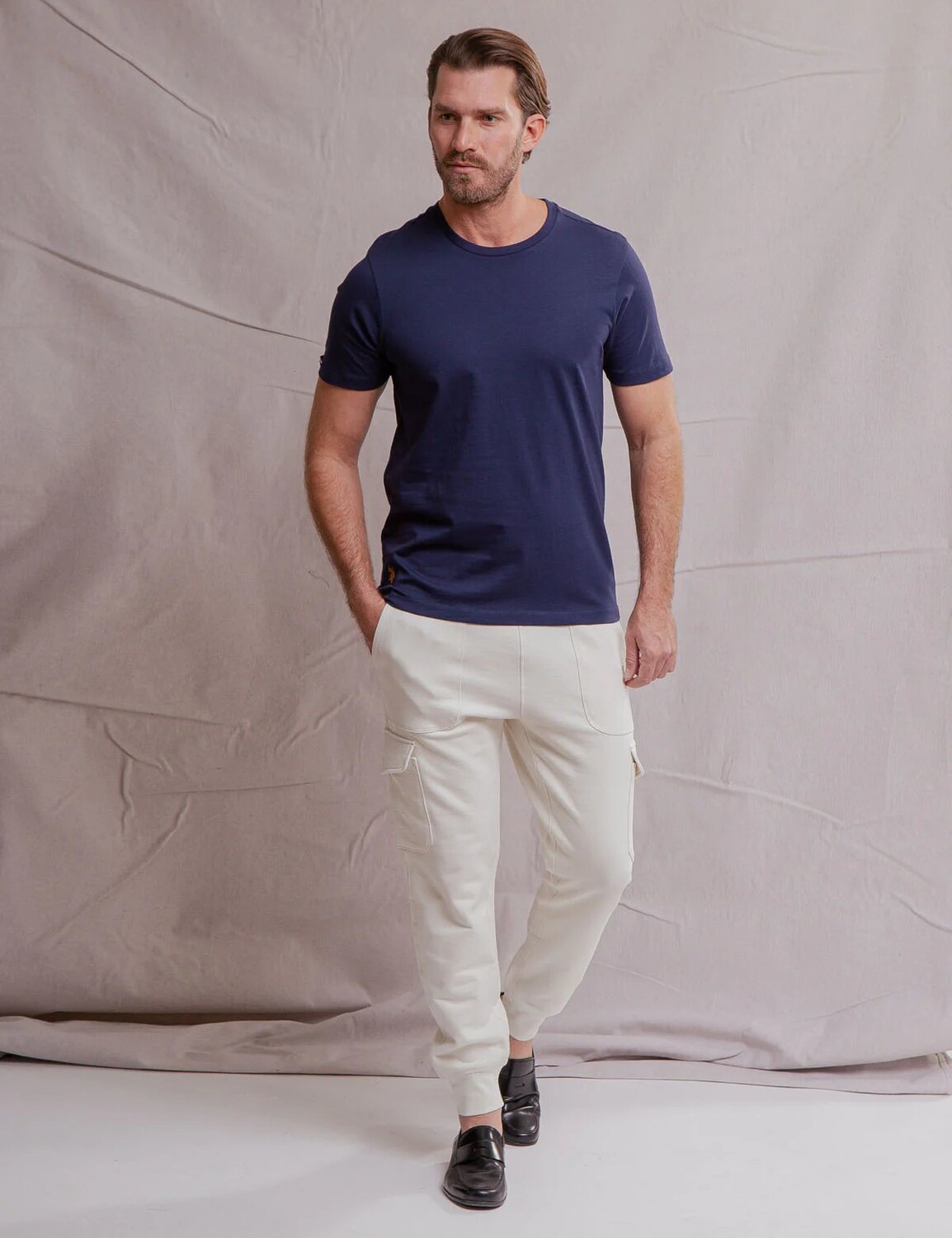 

Футболка с круглым вырезом U.S. Polo Assn. Supima Cotton, синий