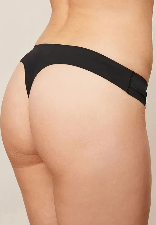 Комплект из 3 трусов, микрофибра, Three pack - thong, Next, nude, нюдовый — фото 4