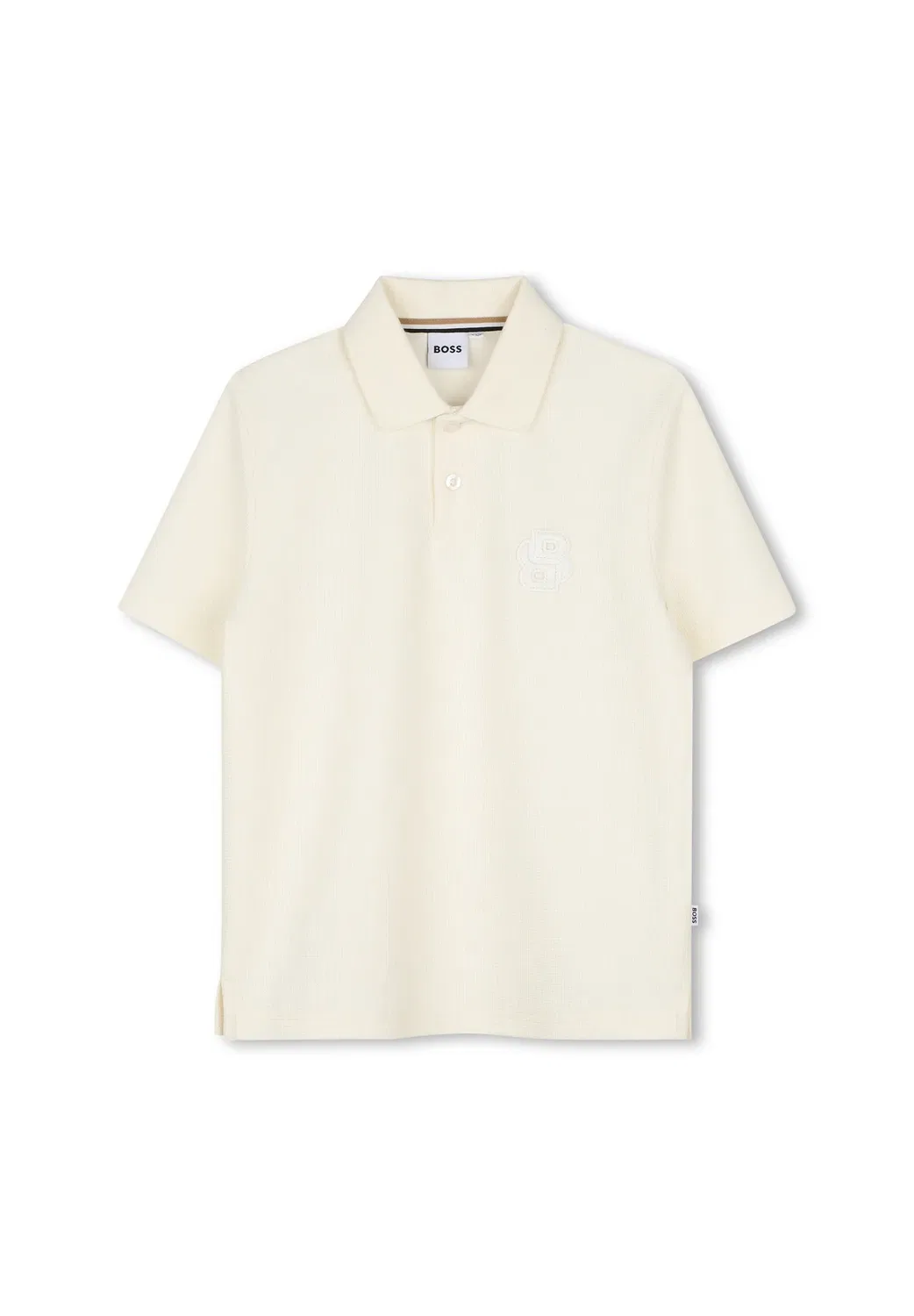 Polo manches Courtes - рубашка поло Boss Kidswear, Ivory — фото 2