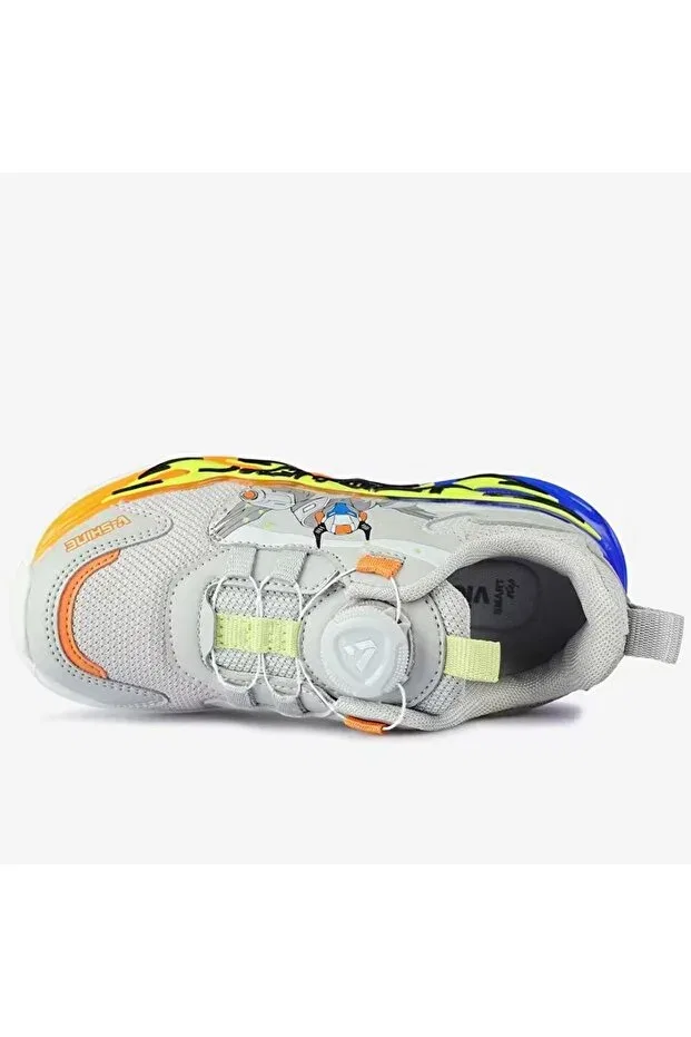 Детские спортивные кроссовки для девочек с подсветкой Vicco, Gray — фото 4