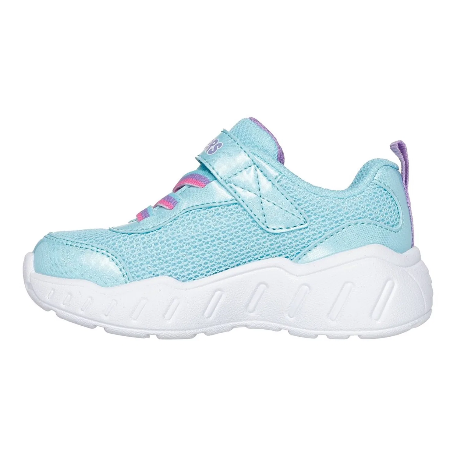 Детские кроссовки для первых шагов с рисунками Skechers, Turquoise Multi — фото 4