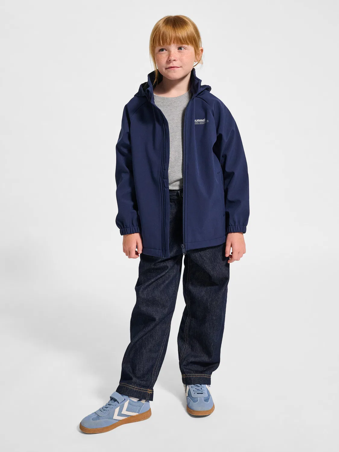 Детское пальто свободного кроя Hmljr Loose Hummel, Navyblau — фото 4