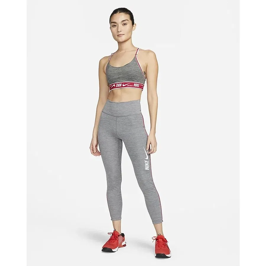 Спортивные леггинсы 7/8 с высокой посадкой Nike One Normal Belli, Разноцветный — фото 3