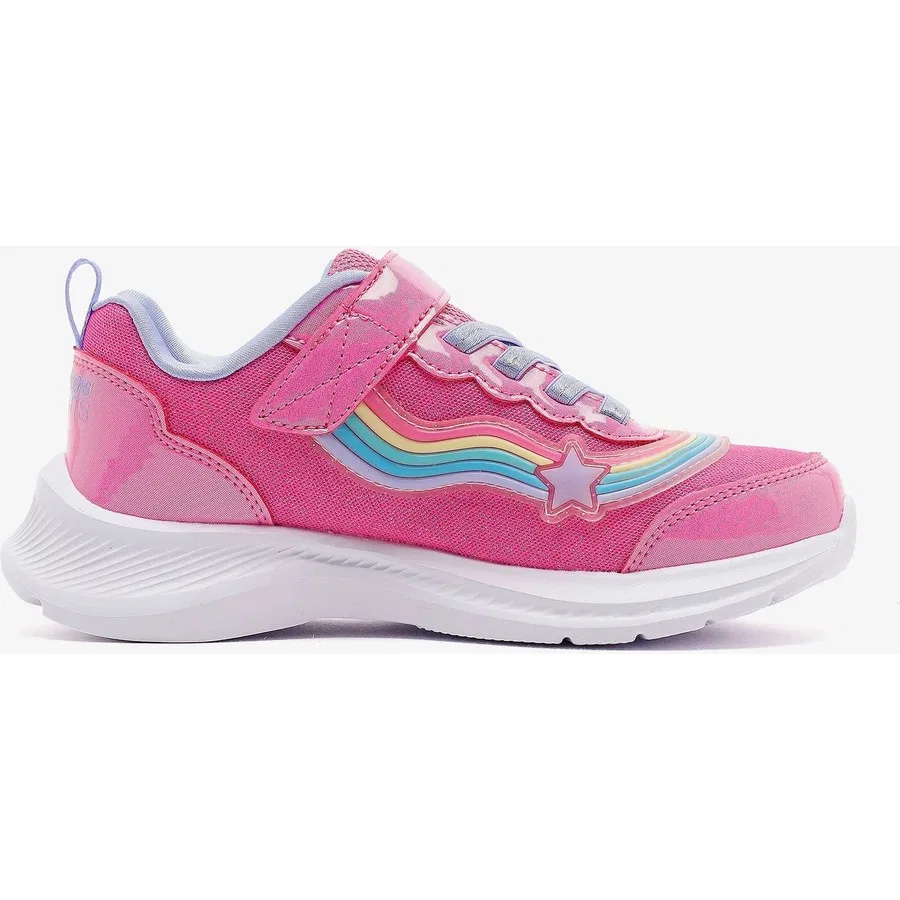 Кроссовки детские с подсветкой Jumpsters 2.0 Skechers, Розовый — фото 2