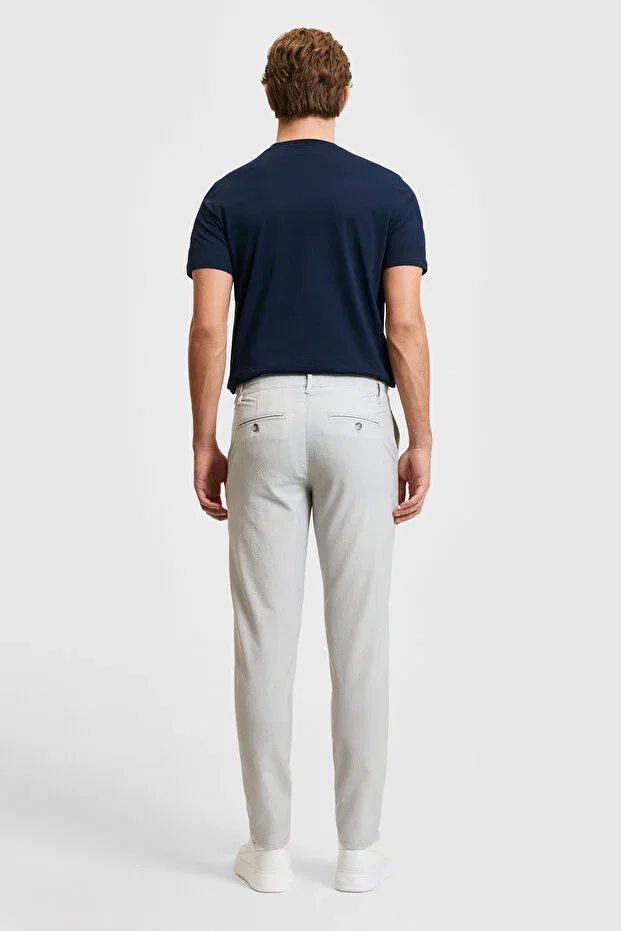 Мужские брюки из канваса U.S. Polo Assn., Light Gray — фото 4