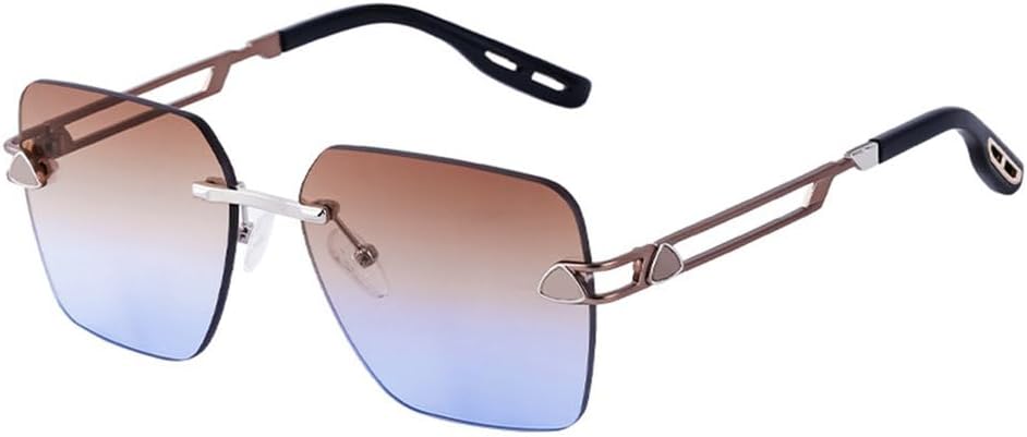 

Мужские солнцезащитные очки LVTFCO Fashion в стиле ретро с ажурными дужками и зеркальными вставками, для использования на открытом воздухе и вождения, защита от ультрафиолета UV400, 4