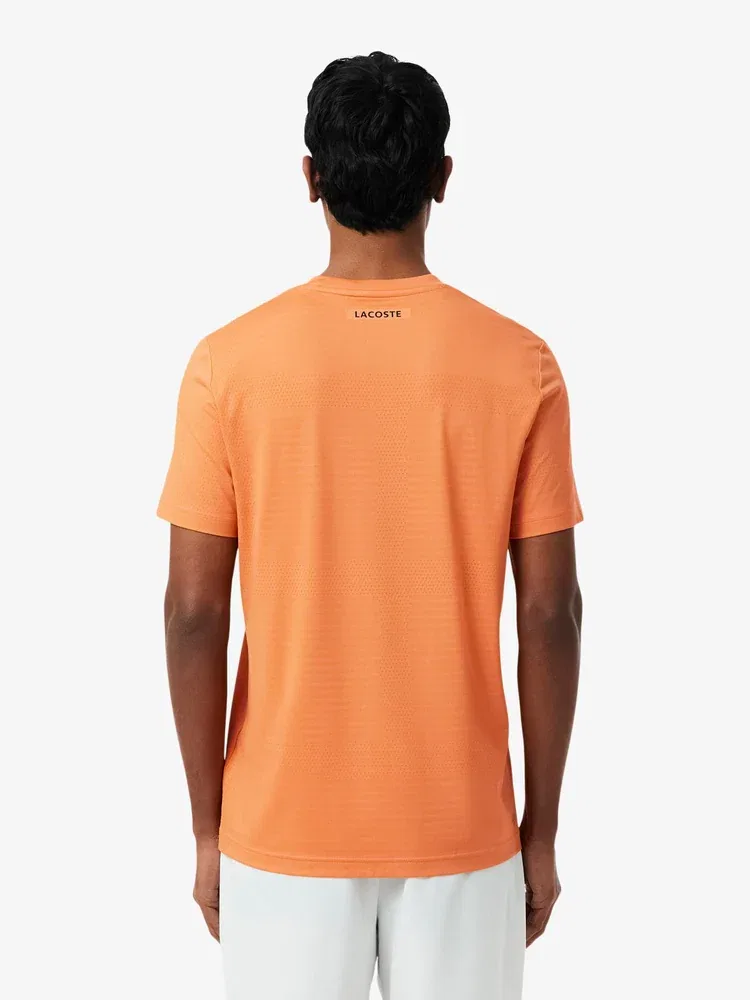Футболка теннисная LACOSTE TH0004, Orange — фото 3