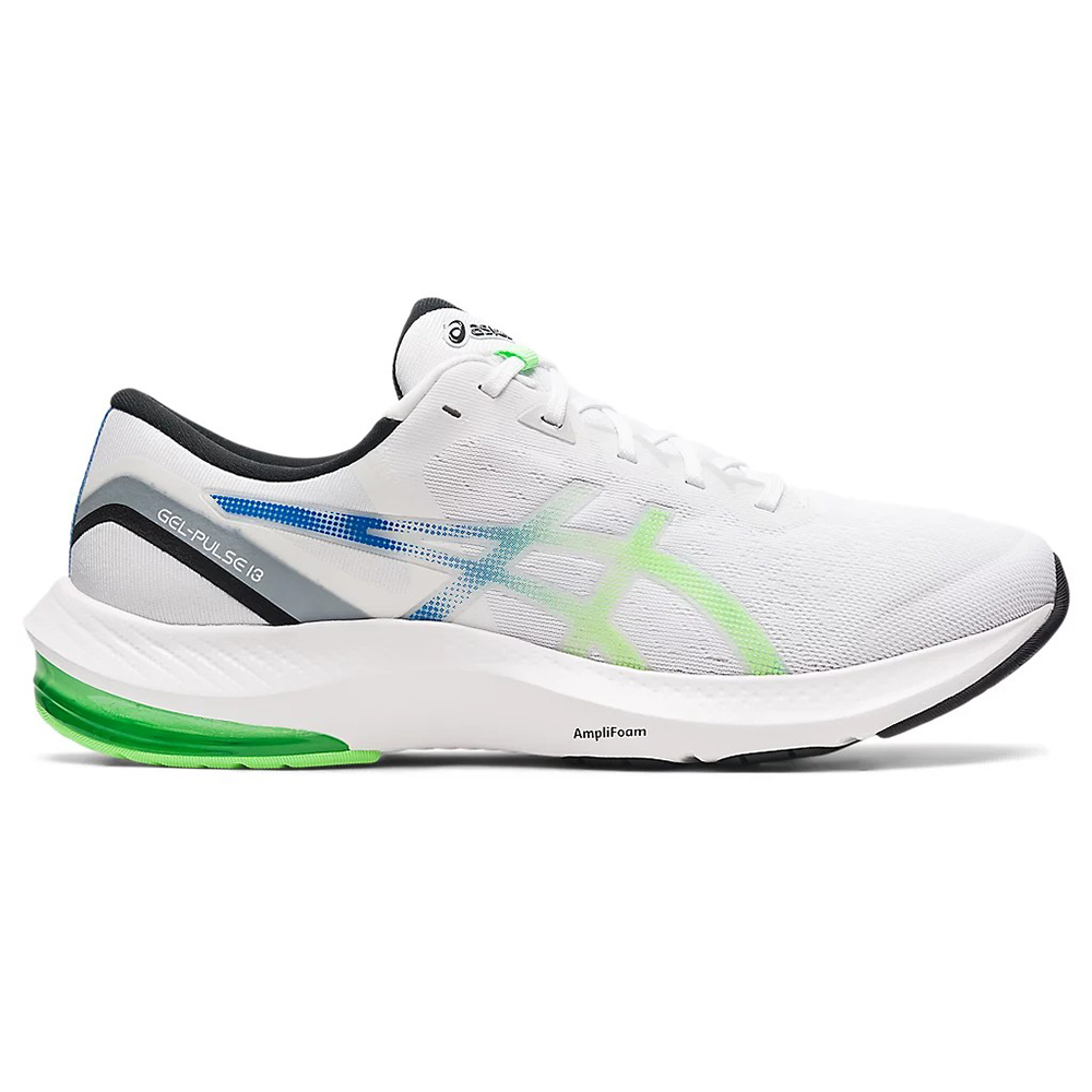 

Кроссовки gel pulse 13 'white bright lime' Asics, белый