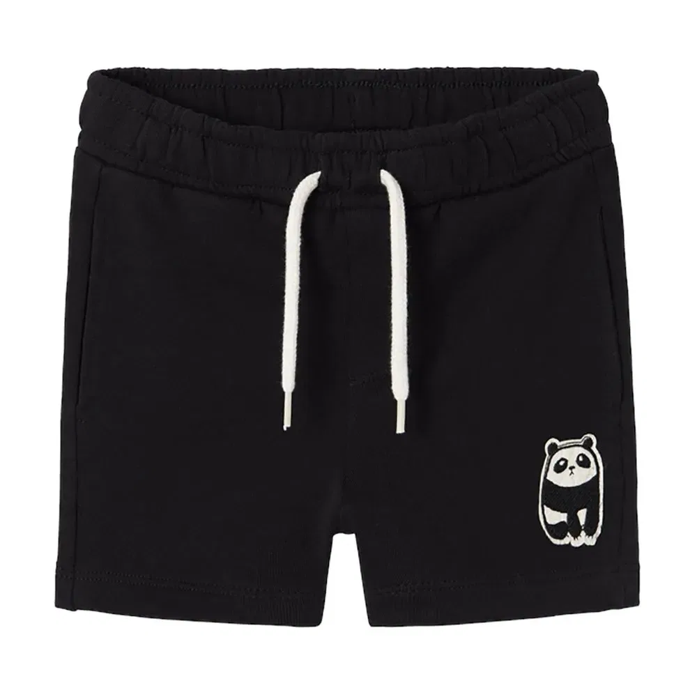 Детские шорты для мальчиков из хлопка Dike Name it, Black