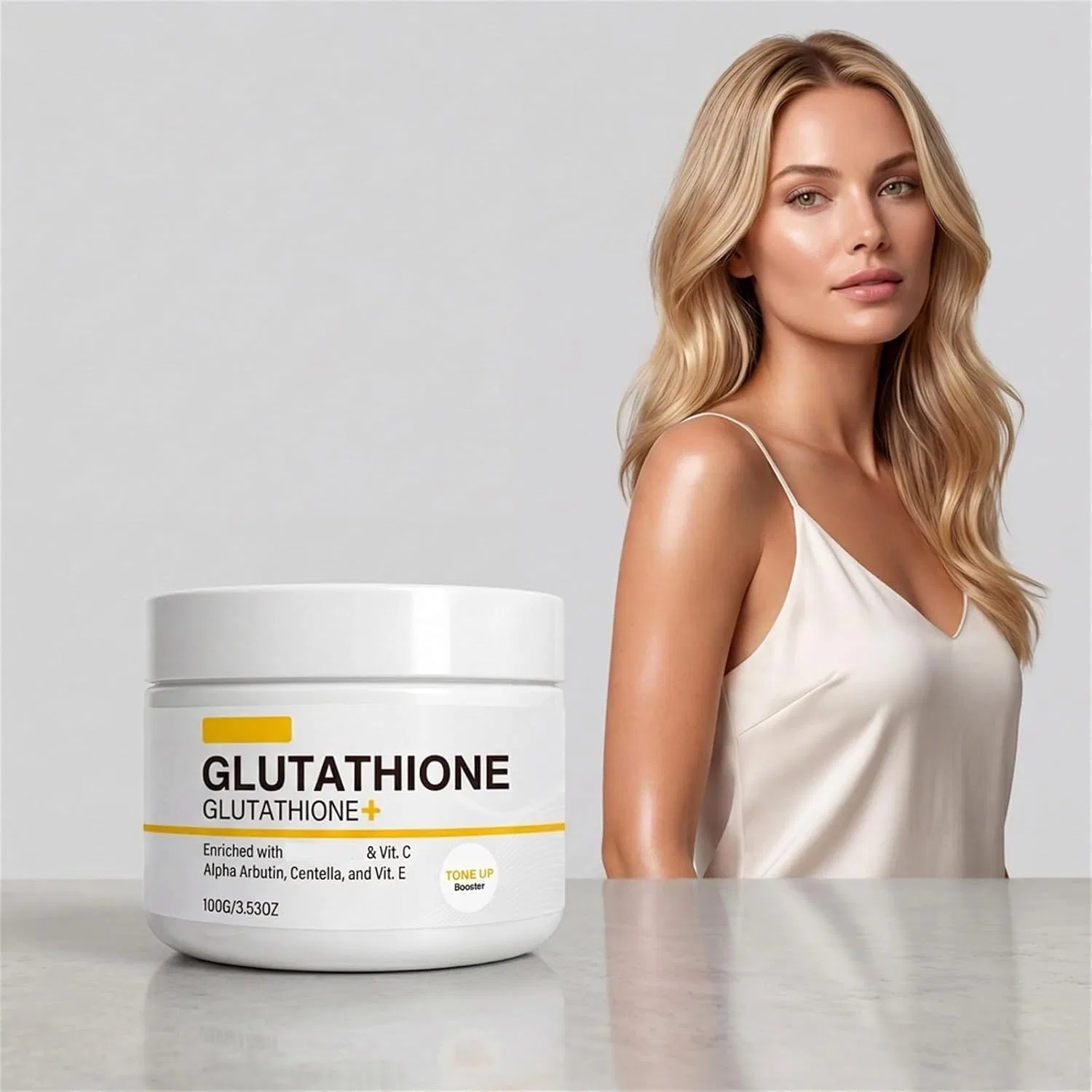 Скраб для тела Glutathion-Körperpeeling mit Hagebutte & Meersalz, 100 г Generic — фото 3
