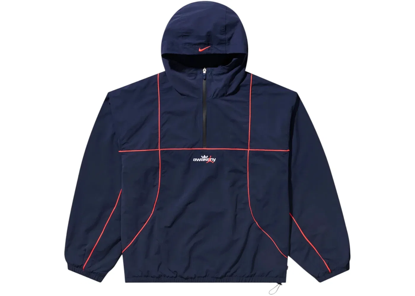 Мужская куртка на молнии с принтом Jordan x Awake NY Track Jacket Midnight Navy/Infrared 23
