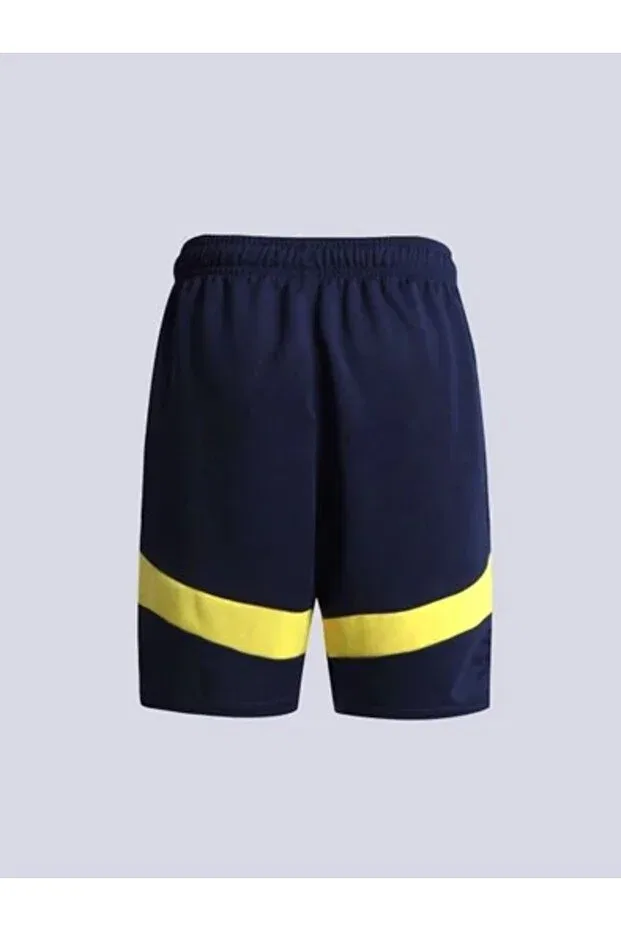 Детские шорты для девочек с принтом Fenerbahçe, Navy Blue Children's Shorts — фото 2