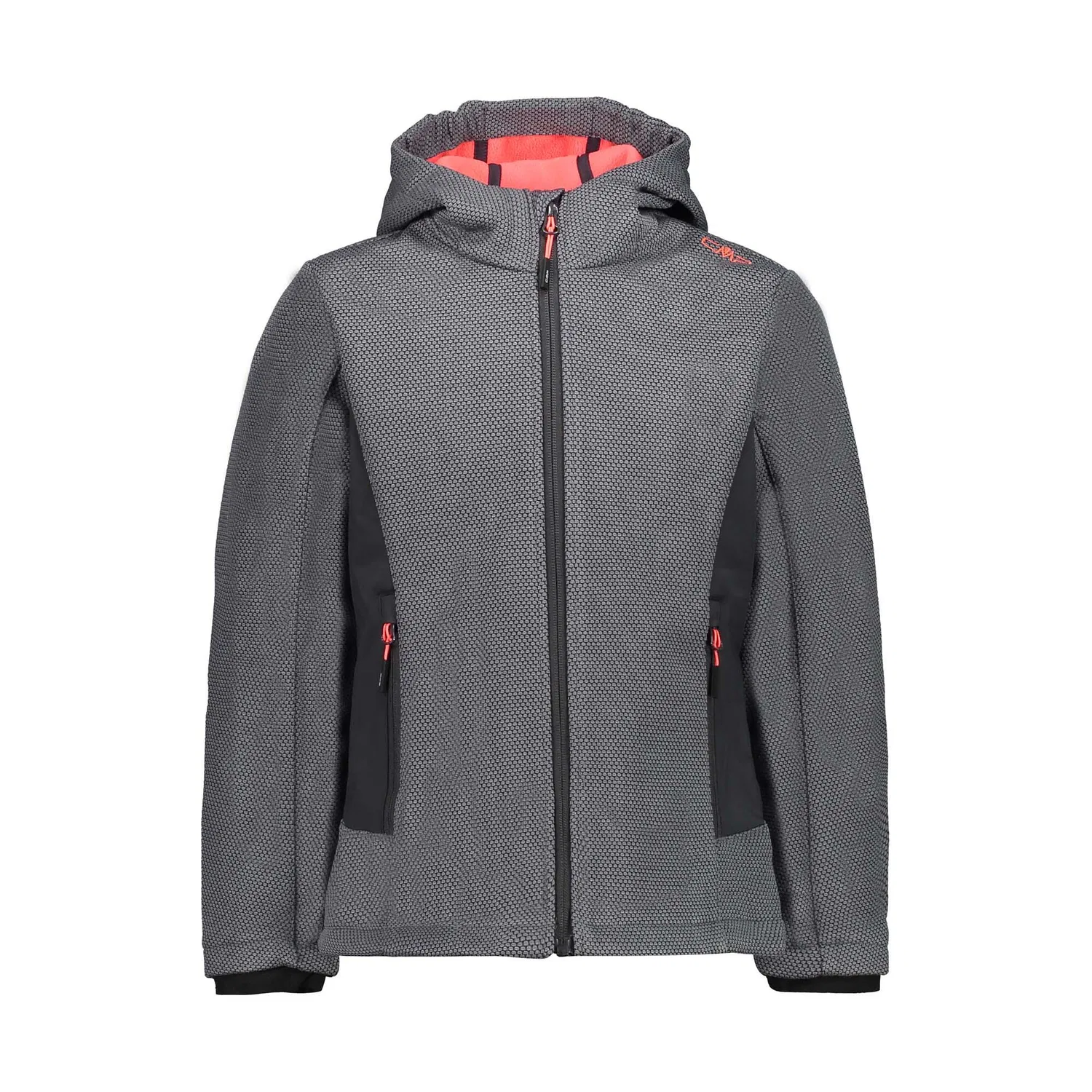 Детская ветрозащитная куртка Girl Jacket Fix Hood Cmp, Grau