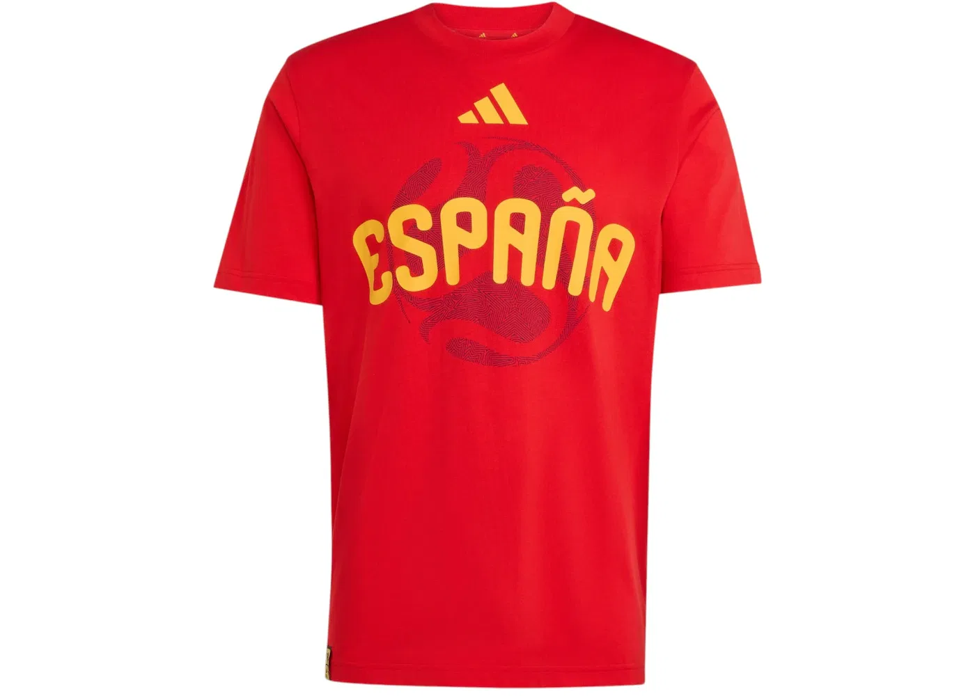 Мужская футболка с принтом Adidas T-Shirt, Vivid Red