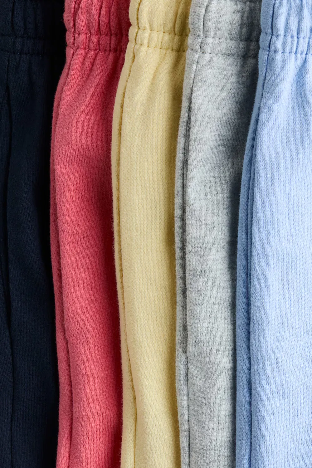 Комплект из 5 шорт из хлопкового трикотажа H&M, Blau/Grau/Gelb — фото 2