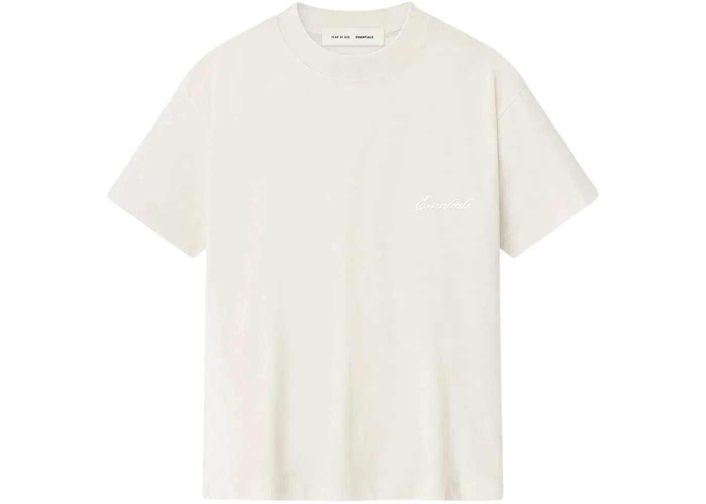 Детская футболка с вышивкой Tee Fear of God, Ivory