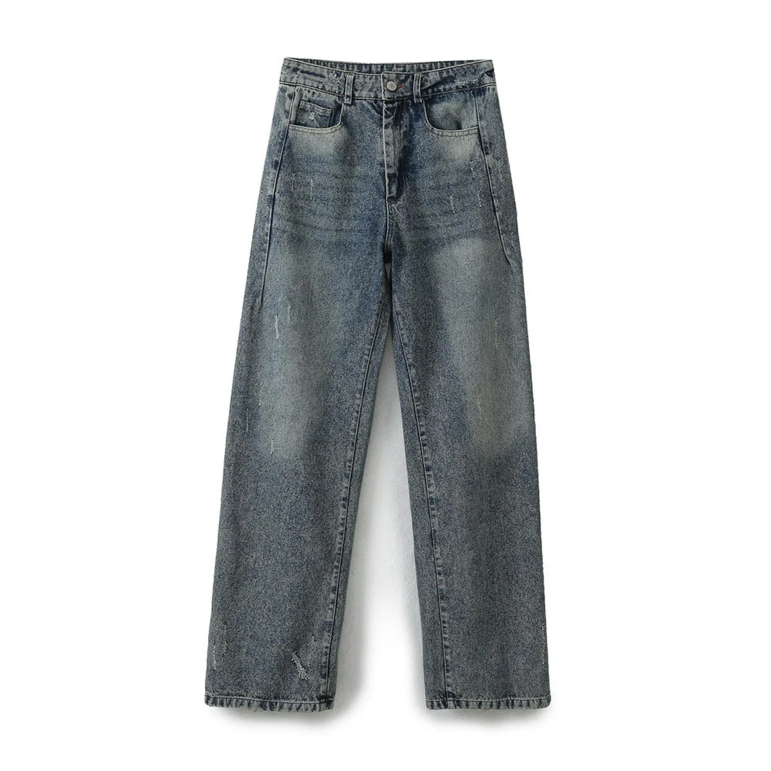 Женская джинсовая куртка с коротким воротником, Denim Jacket — фото 4