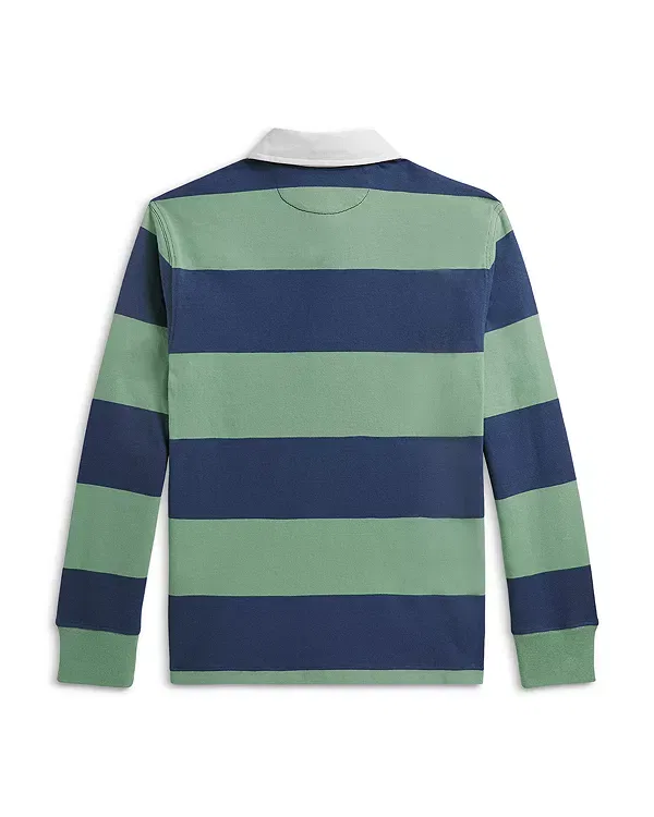 Детская рубашка-регби с длинным рукавом The Iconic Rugby Shirt Ralph Lauren, мультиколор — фото 3